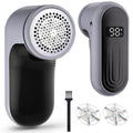 Premium imported Fabric Shaver Lint Remover with digital display and accessories, perfect for keeping clothes lint-free. Available at Curat Cart.