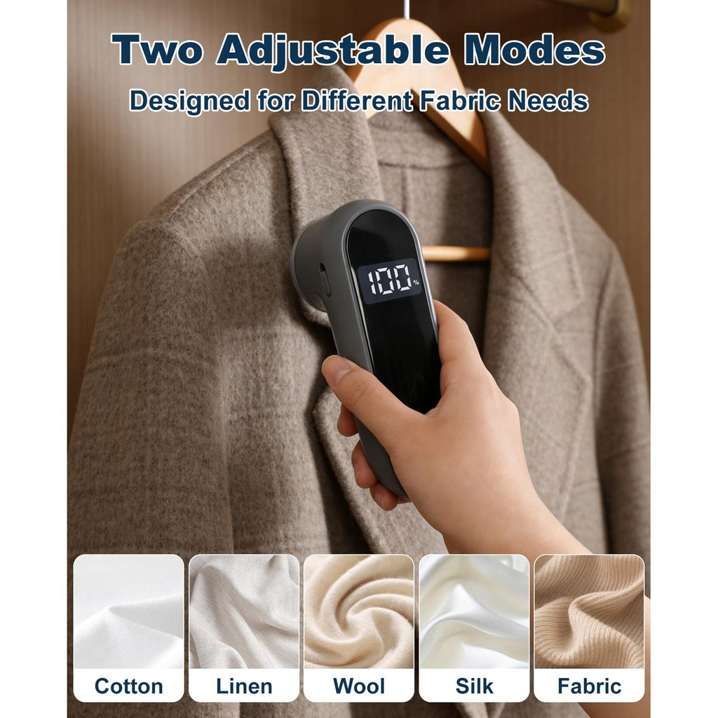 Discover the Fabric Shaver Lint Remover with two adjustable modes, specially curated by Curat Cart for diverse fabric needs.