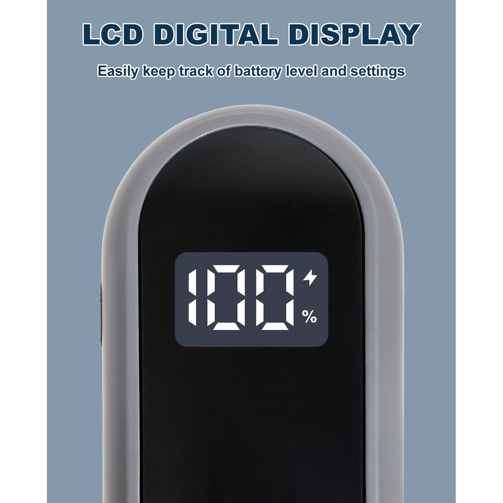 Effortlessly monitor battery level and settings with this fabric shaver lint remover. Perfect for daily use from Curat Cart.