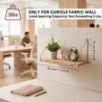 Stylish Fabric Wall Cubicle Shelf Organizer from Curat Cart, perfect for maximizing workspace efficiency. 100% Authentic, Available in India.