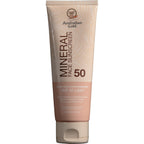 Australian Gold SPF 50 Tinted Mineral Face Sunscreen, Medium-Tan, 2.5 fl oz | Tinted mineral face sunscreen, BB cream finish, buildable coverage, 4% zinc oxide, fragrance free