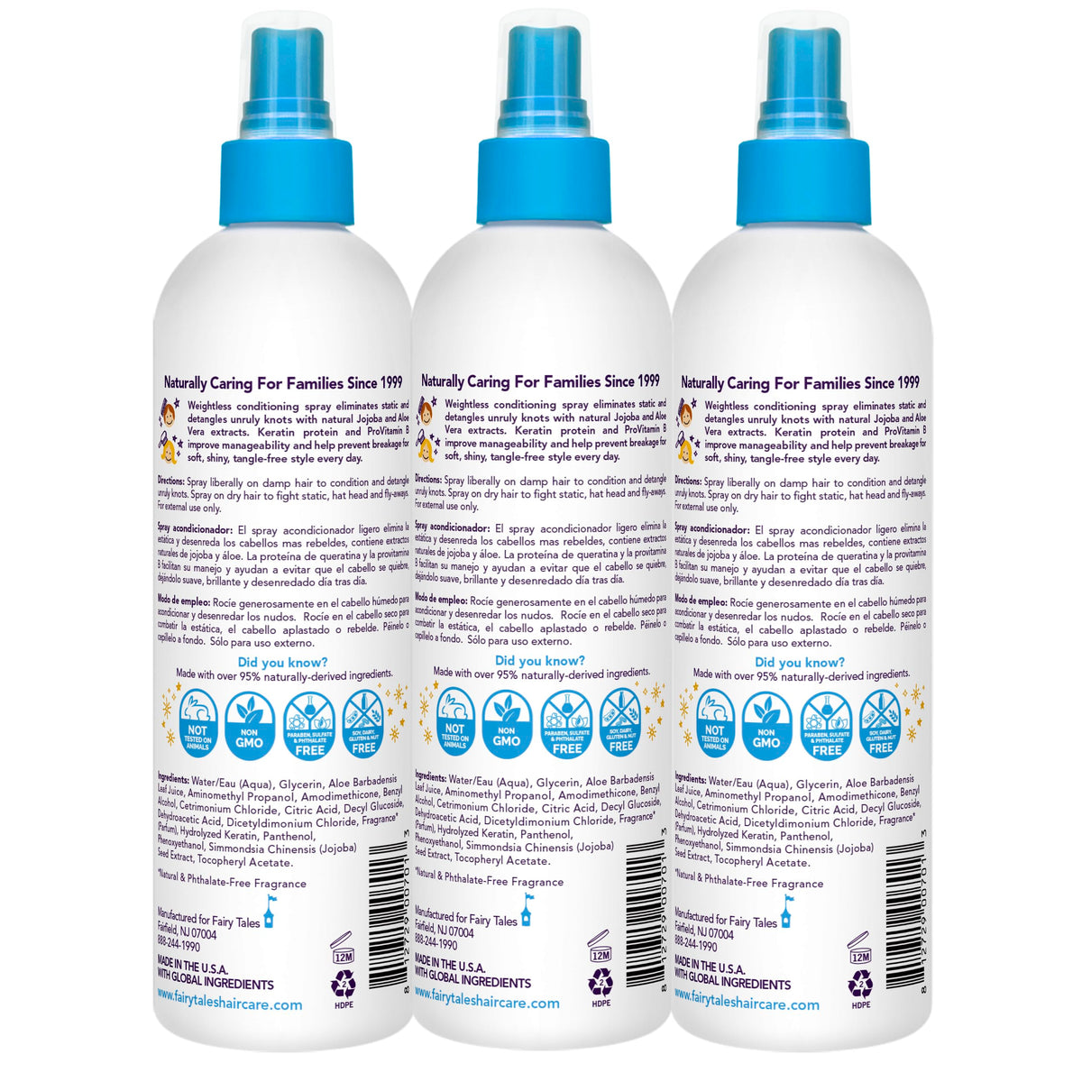 Fairy Tales Tangle Tamer Detangling Spray offers gentle, effective detangling. 100% Authentic and available at Curat Cart in India.