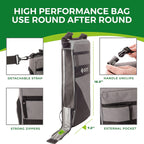 Discover the premium imported Falcona Wild Golf Cooler Bag, designed for performance with strong zippers and a detachable strap. Available at Curat Cart.
