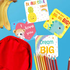 Bright and colorful Fancy Land Lunch Box Notes for Kids, perfect for adding fun to meals. Premium import available at Curat Cart.
