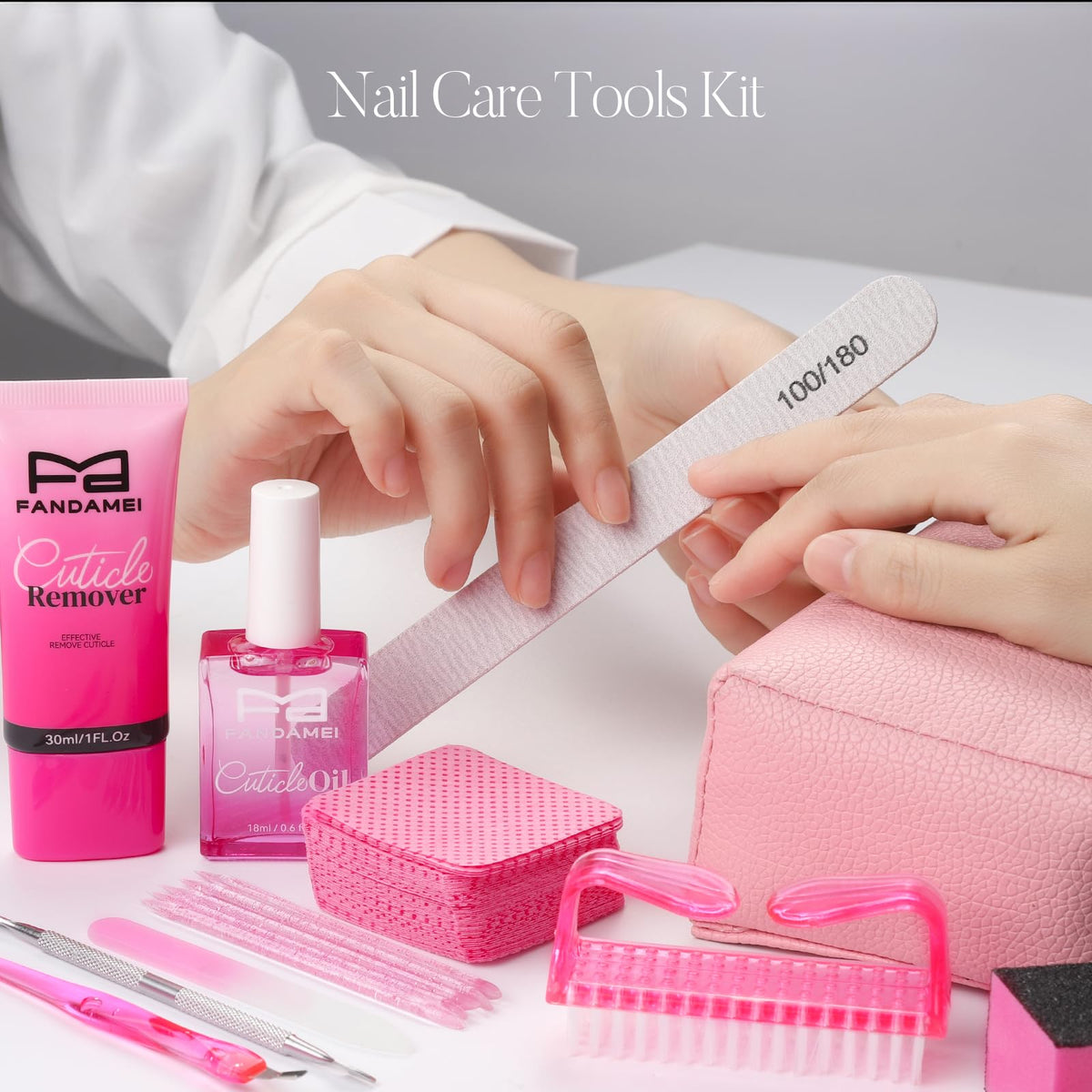 Enhance nail care with FANDAMEI Cuticle Remover Kit, 100% Authentic and available at Curat Cart in India.