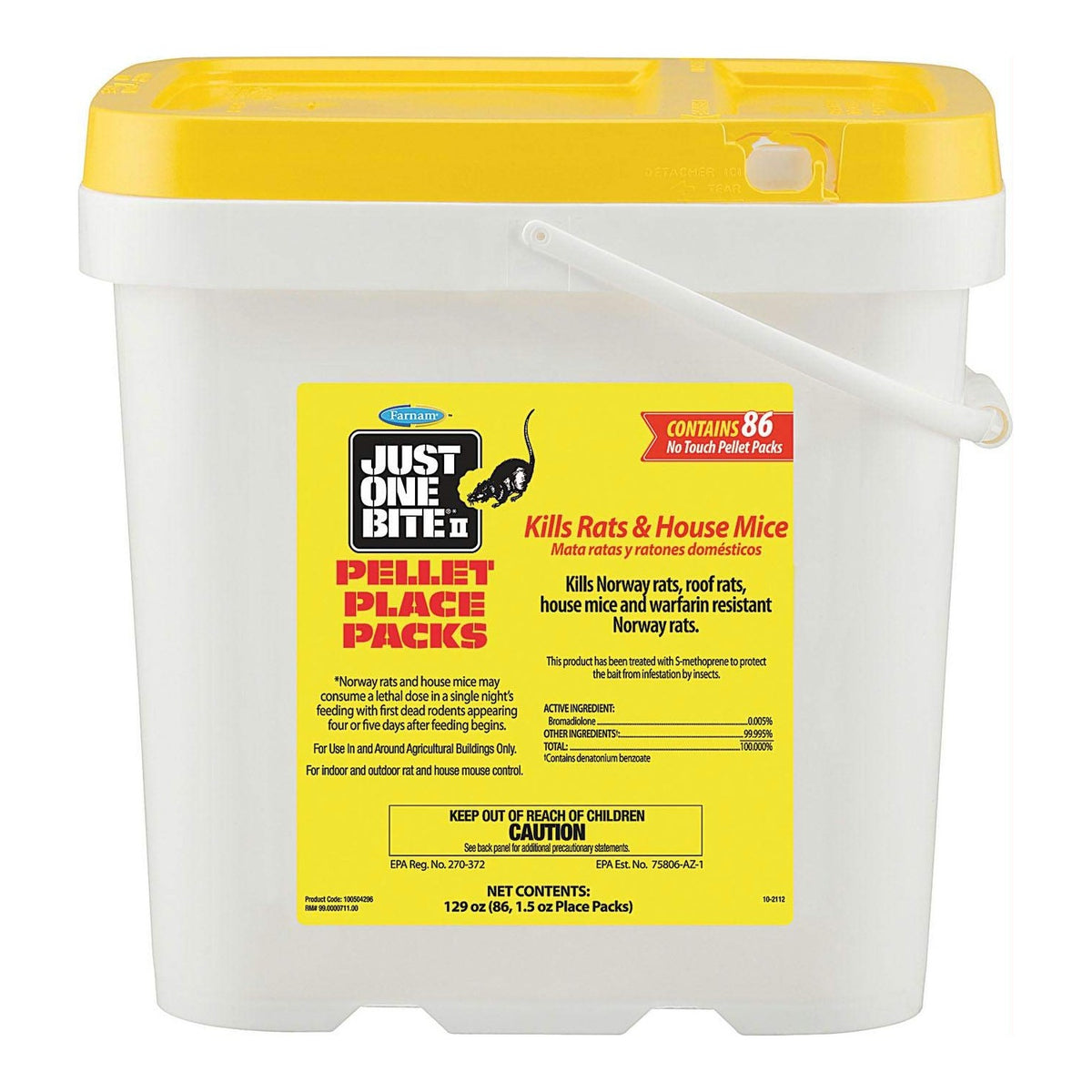 Farnam Just One Bite II Pellets offer premium imported pest control for rats and mice. Available at Curat Cart.