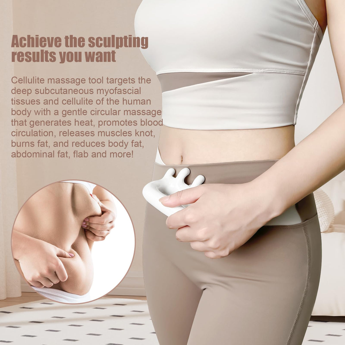 Fascia Massage Tool Trigger Point designed for deep tissue relief. 100% Authentic, available at Curat Cart in India.