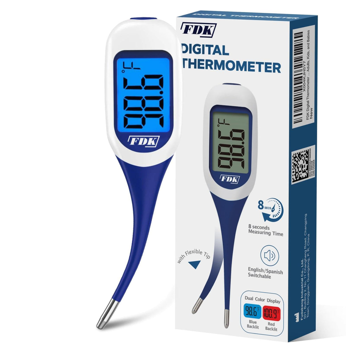 FDK Digital Thermometer for Fever offers quick and accurate readings. Premium imported quality, available at Curat Cart.