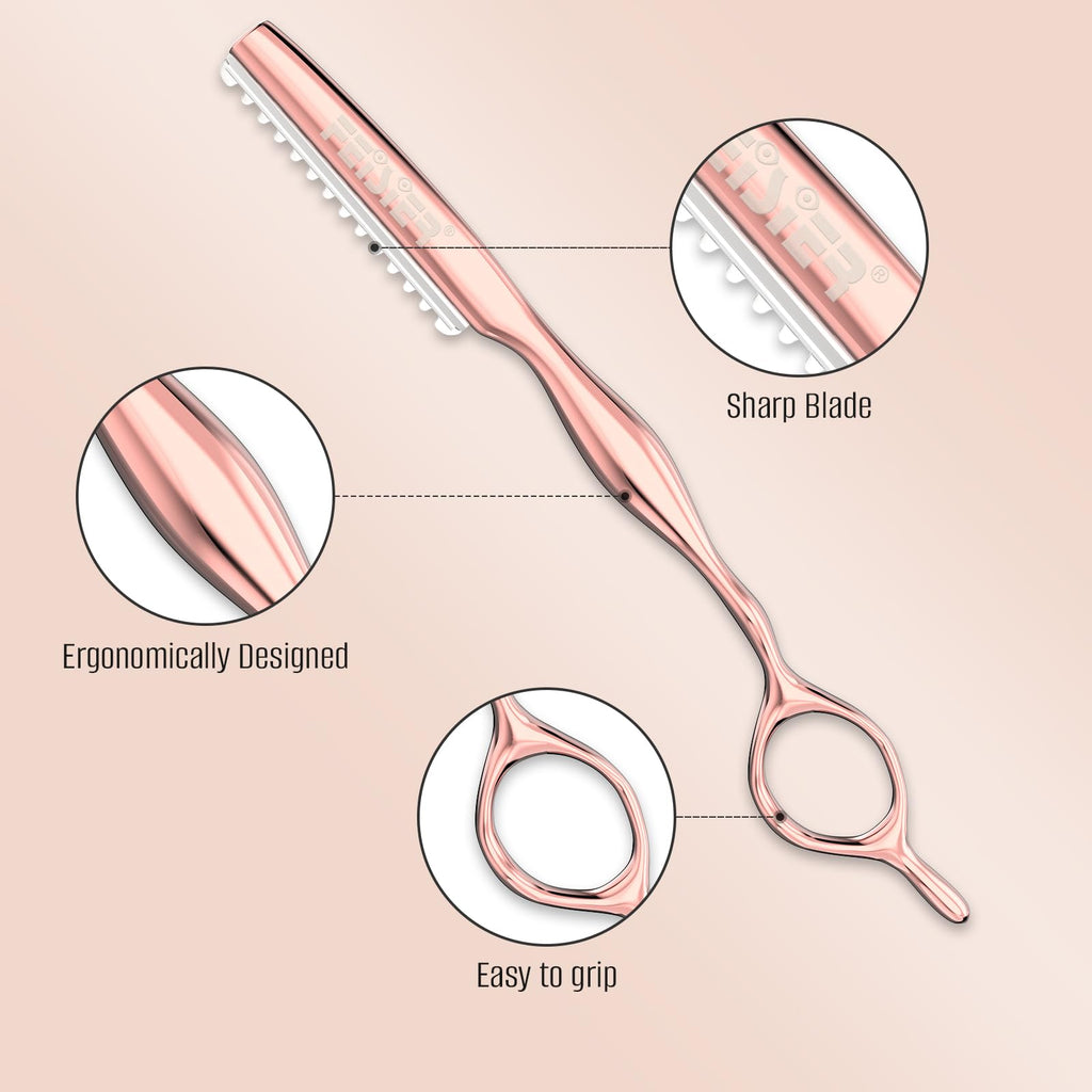 Discover the FEISIER Hair Razor Kit, featuring a sharp blade and ergonomic design, 100% Authentic, available in India at Curat Cart.