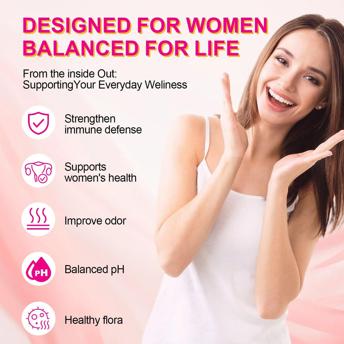 Feminine Probiotics Gummies enhance women's health, support immunity, and promote balanced pH. Elevate your wellness routine at Curat Cart.