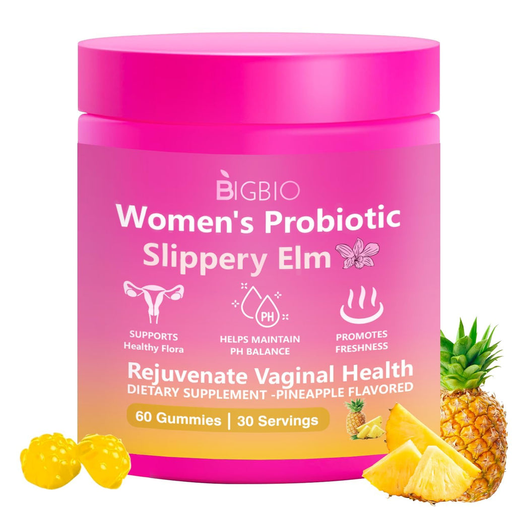 Discover premium imported Feminine Probiotics Gummies from Curat Cart, supporting vaginal health with a delicious pineapple flavor.