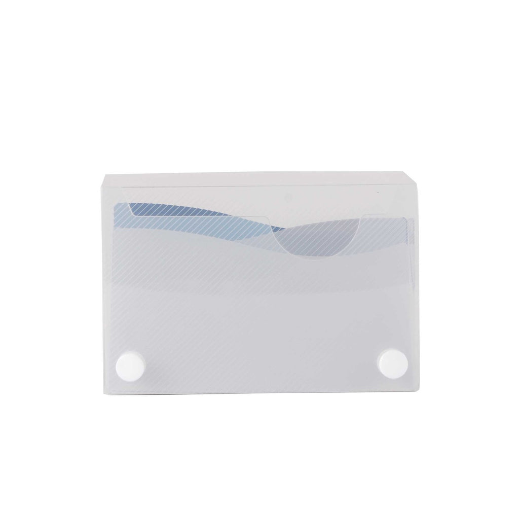The Filexec Wave Index Card Case features a high-quality, translucent design, perfect for organizing cards. Available at Curat Cart.