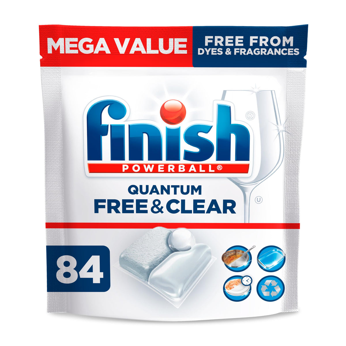 Discover Finish Dishwasher Pods, a premium imported solution for sparkling clean dishes, available at Curat Cart.