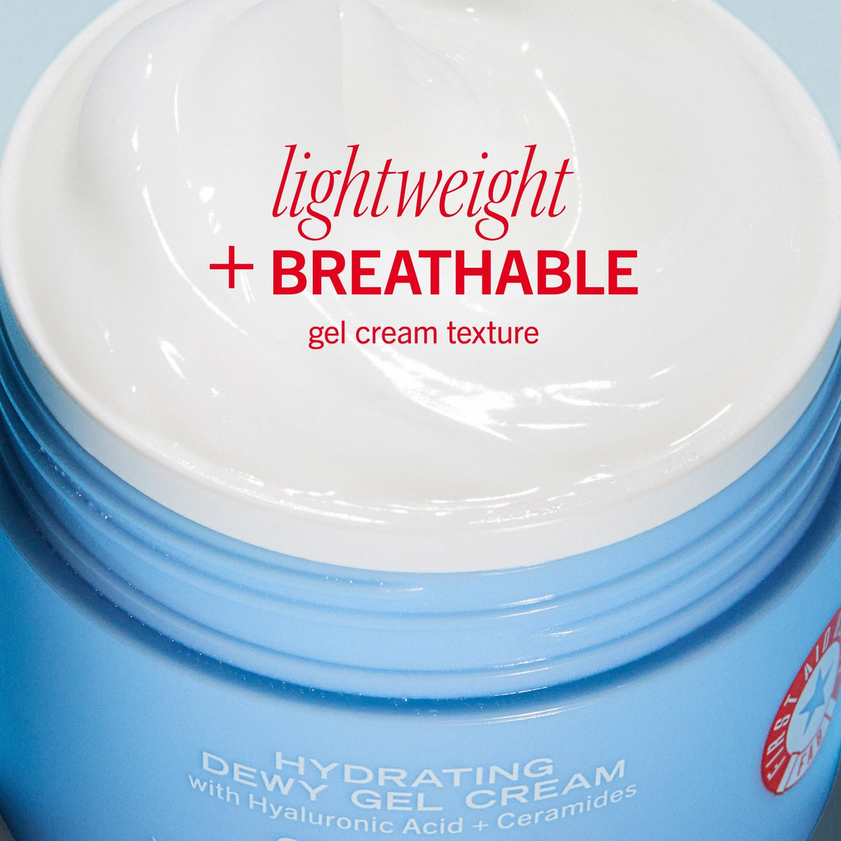 Discover the lightweight, breathable Hydrating Gel Cream with Hyaluronic Acid + Ceramides, exclusively at Curat Cart.