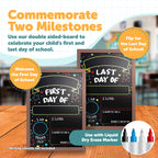Celebrate milestones with the First Day Last Day Sign, perfect for your child's school journey. Available at Curat Cart in India.