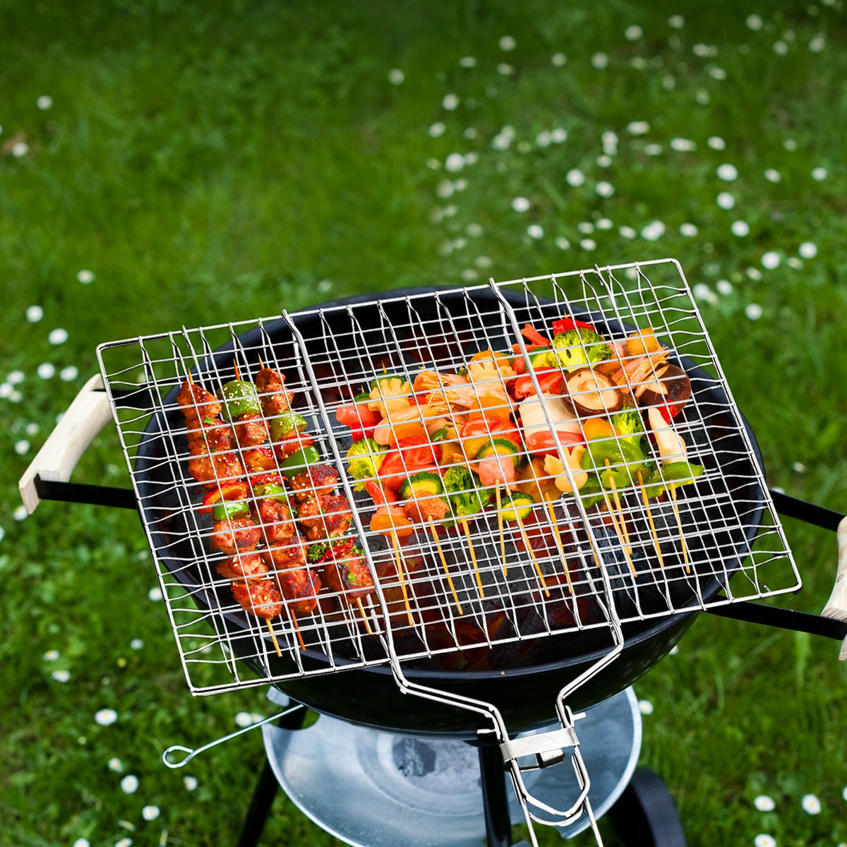 Discover the exclusive Fish Grill Basket, specially curated by Curat Cart, perfect for grilling delicious fish and veggies outdoors.