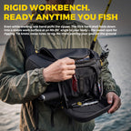 Discover the Fishing Sling Pack with Workstation from Curat Cart. 100% Authentic, available in India for all avid anglers.