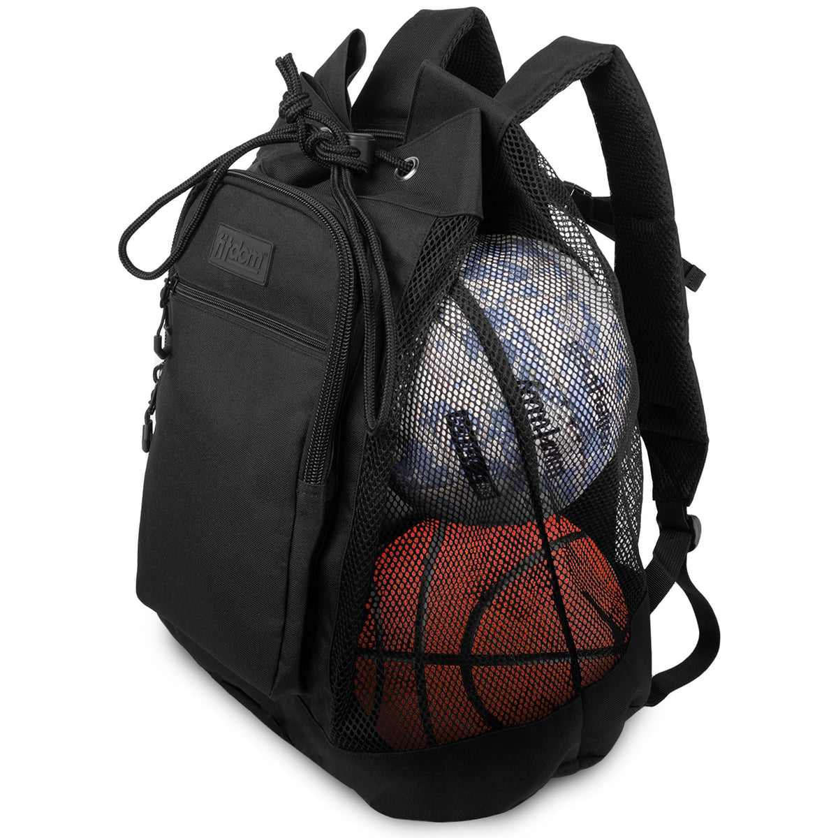 Discover the Fitdom Heavy Duty Mesh Ball Backpack, a premium import designed for sports enthusiasts. Available at Curat Cart.
