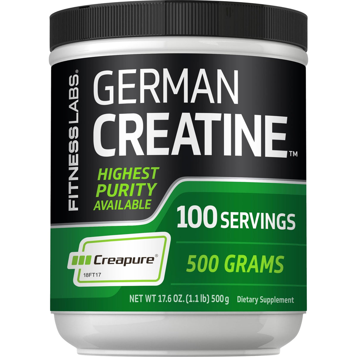 Discover Fitness Labs Creatine Monohydrate Powder, a premium import with 100 servings for optimal strength and performance. Available at Curat Cart.