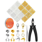 Explore the FIVEIZERO Jewelry Making Cord End Kit, a premium import from Curat Cart, perfect for all jewelry crafting needs.