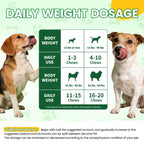 Detailed dosage chart for flea and tick prevention for dogs, showcasing high-quality packaging at Curat Cart. Perfect for pet owners.