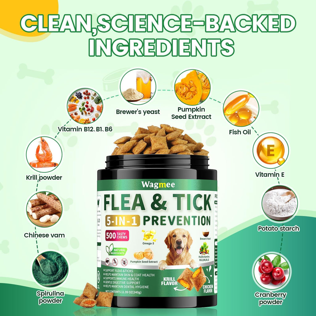 Premium imported Flea & Tick Prevention for dogs with science-backed ingredients, available at Curat Cart. Keep your pet healthy.
