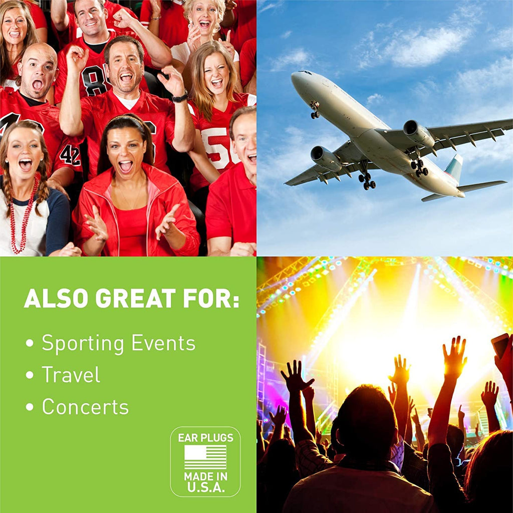 Flents Protechs Foam Ear Plugs, specially curated by Curat Cart, ideal for sporting events, travel, and concerts. Experience superior sound reduction.