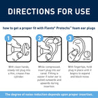 Master the art of noise reduction with Flents Protechs Foam Ear Plugs. Ideal for daily use, available at Curat Cart.