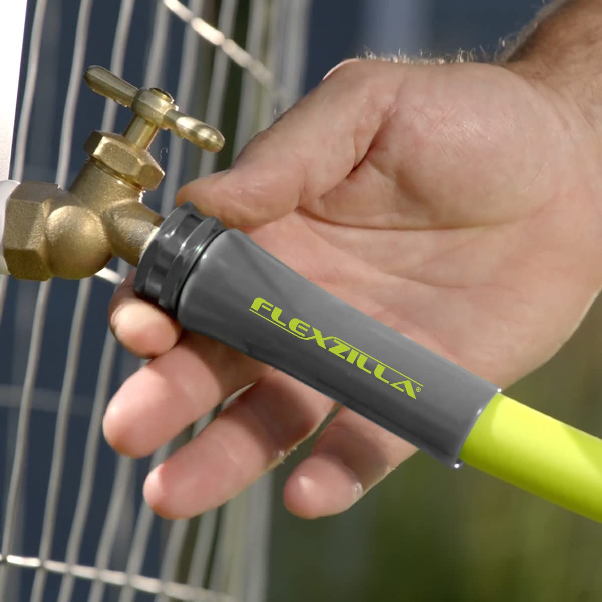 Durable Flexzilla Garden Hose featuring a high-quality finish, perfect for outdoor use. Available at Curat Cart.