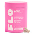 FLO Acne Supplement in premium imported packaging helps reduce pimples and blackheads. Available at Curat Cart.