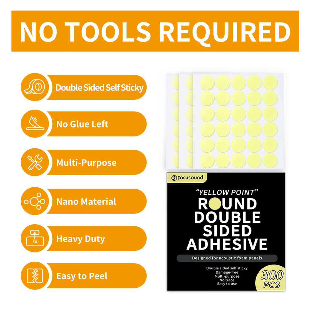 Focusound Double-Sided Adhesive Dots, 100% Authentic and available in India at Curat Cart. Perfect for multi-purpose use. Easy to peel.