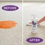FOLEX Instant Carpet Spot Remover effectively eliminates tough stains, showcasing its premium imported quality. Available at Curat Cart.
