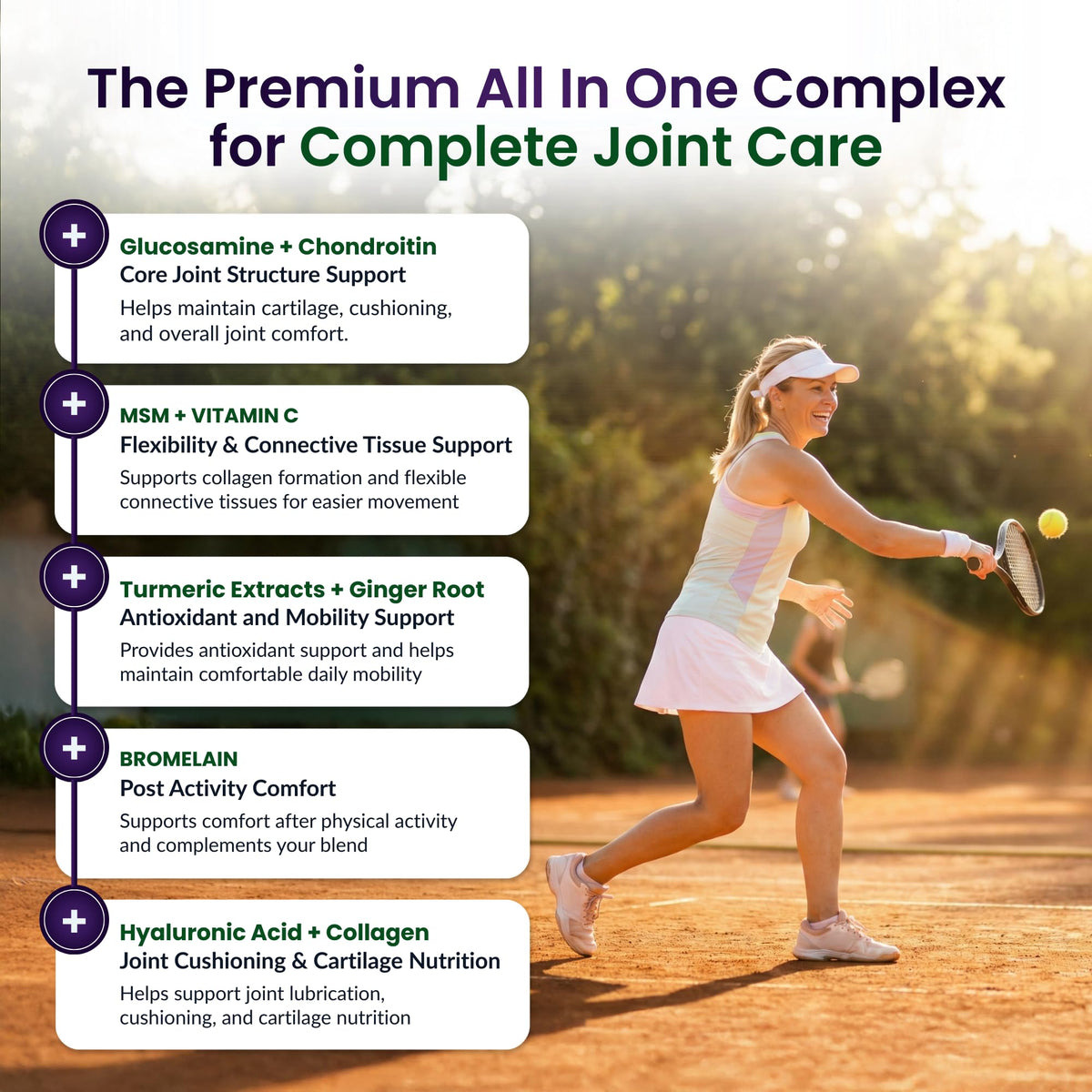Experience the exclusive ForestLeaf Glucosamine Chondroitin MSM for ultimate joint care, curated by Curat Cart.
