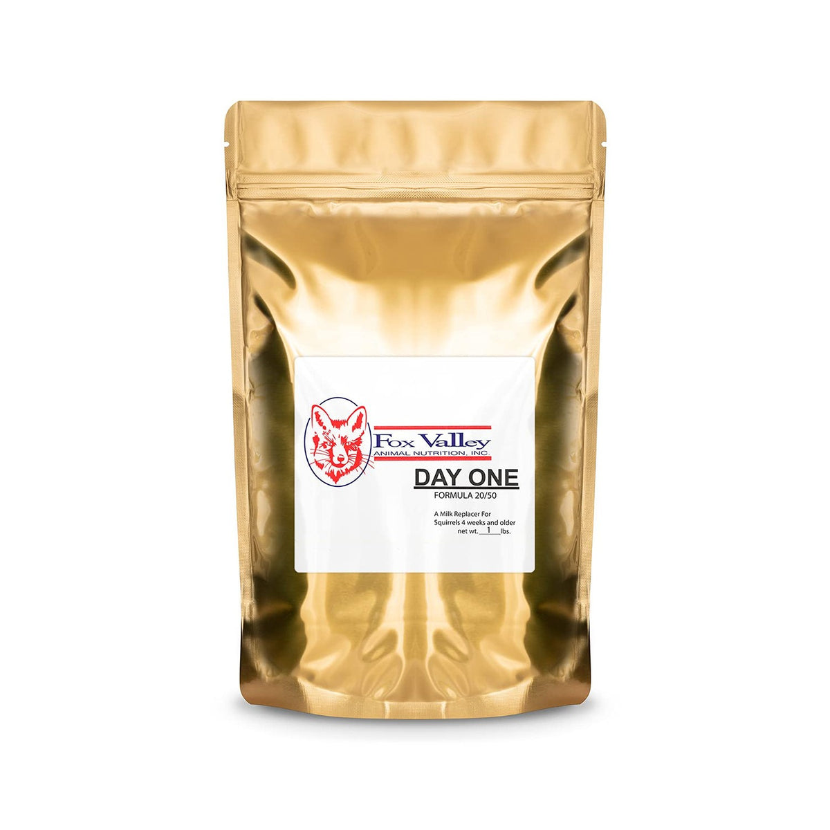 Premium imported Fox Valley Day-One Formula for Squirrels, ideal for nurturing young and older squirrels. Available at Curat Cart.