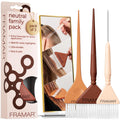 Framar Family Hair Color Brush Set includes 3 durable brushes for easy application. Available online for ordering.