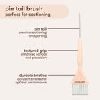 Framar Family Hair Color Brush Set includes precision brushes with a pin tail for sectioning and enhanced grip for optimal coloring.