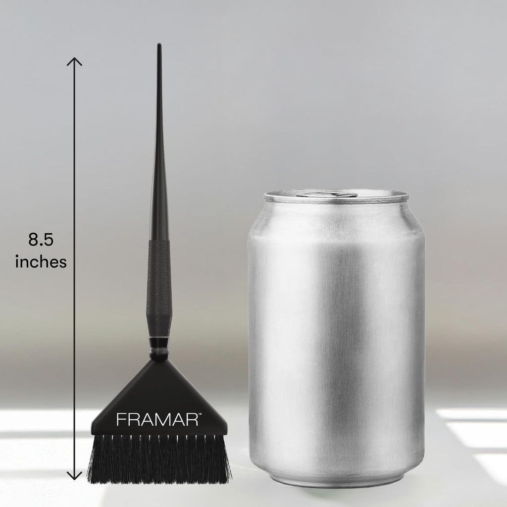 Framar Family Hair Color Brush Set features a sleek design, ideal for coloring hair at home. Premium imported quality.
