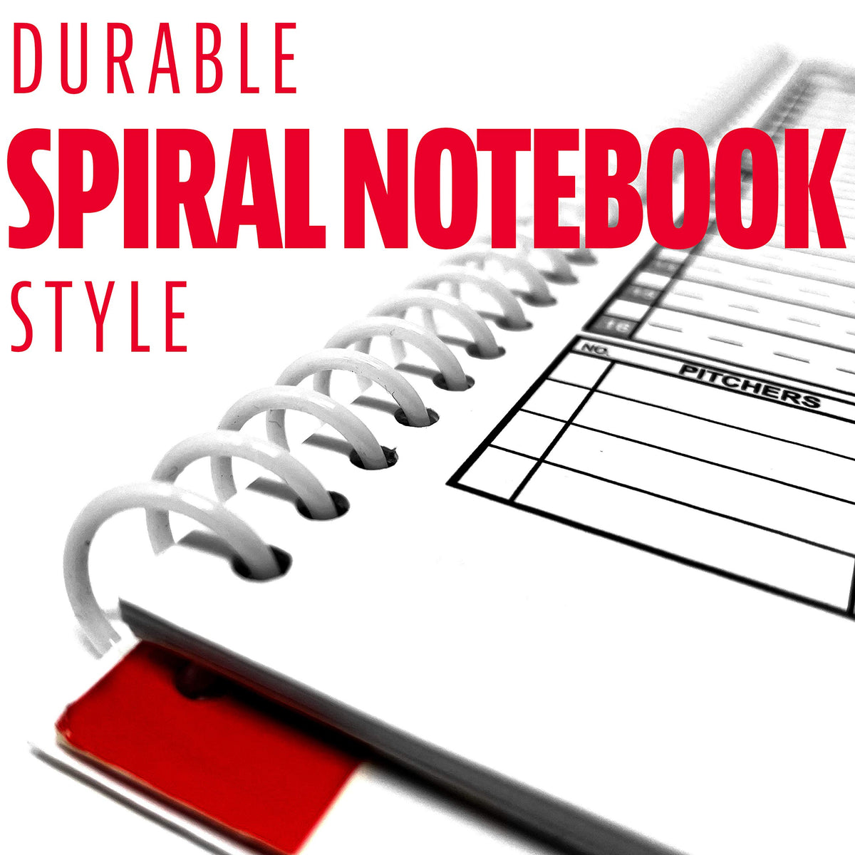 Franklin Sports Scorebook features a durable spiral notebook style, ensuring 100% authenticity and availability at Curat Cart.