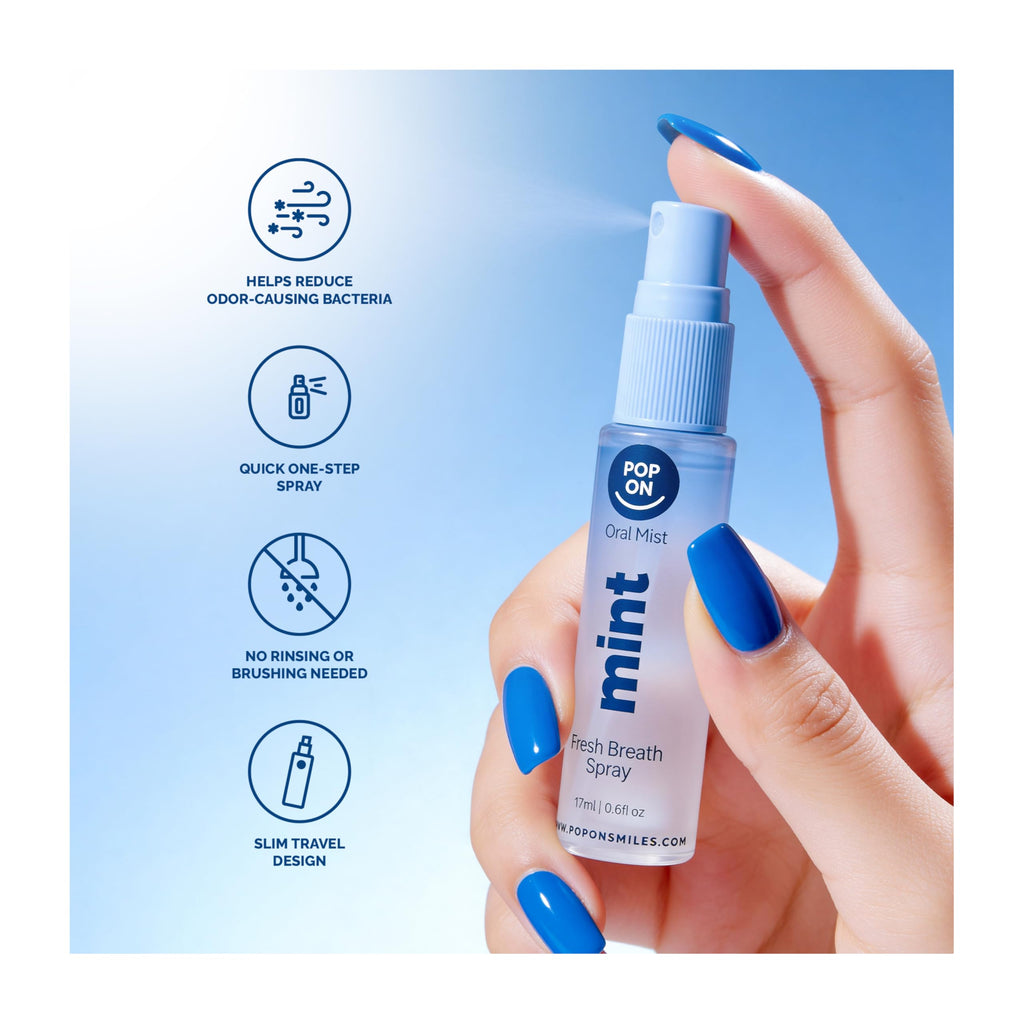 Fresh Breath Spray in official packaging, designed to reduce odor-causing bacteria, available at Curat Cart.