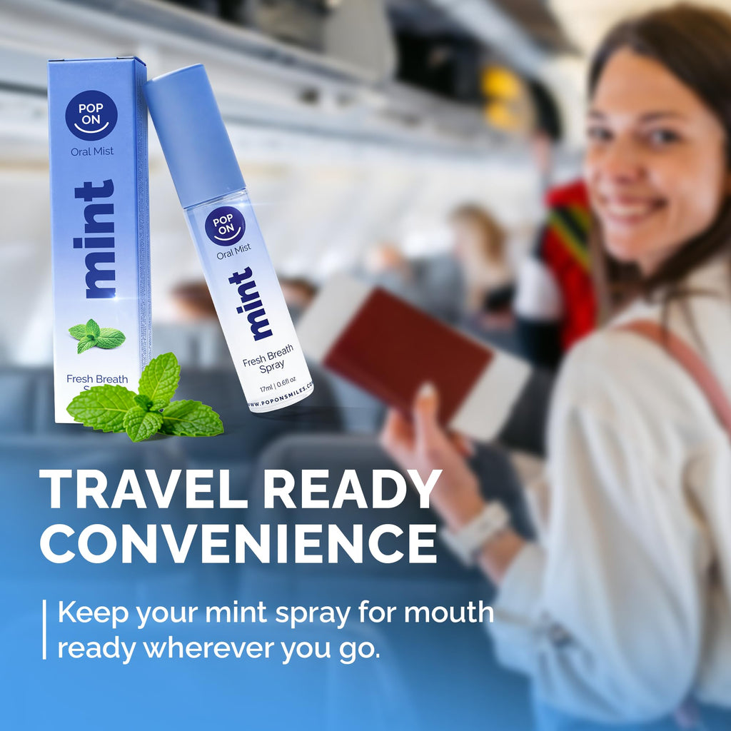 Experience fresh breath anytime with this premium imported Fresh Breath Spray, perfect for travel. Available at Curat Cart.