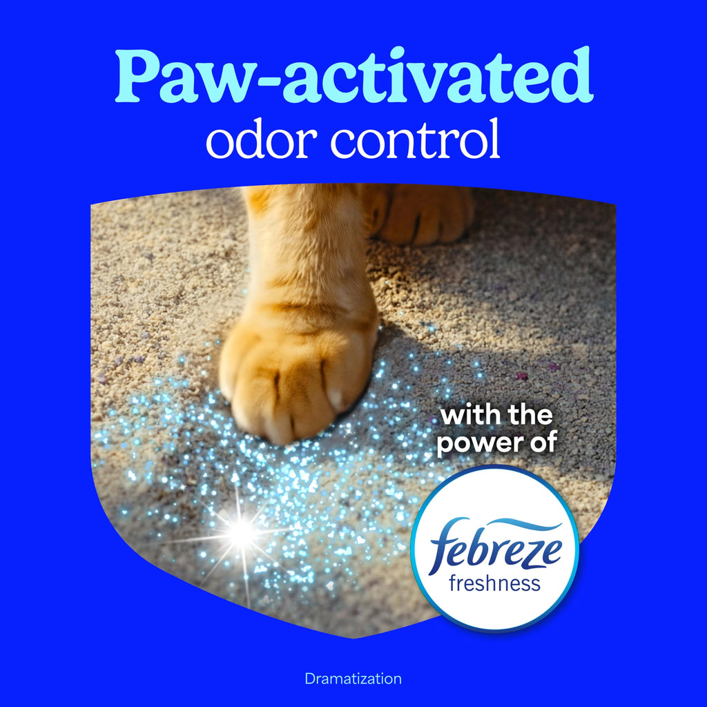 Fresh Step Advanced Odor Shield Litter offers paw-activated odor control with Febreze freshness. 100% Authentic, available in India at Curat Cart.