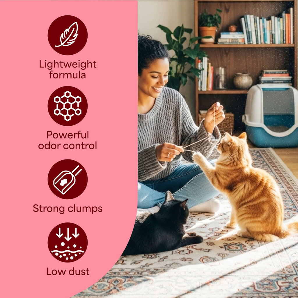 Discover Fresh Step Advanced Odor Shield Litter, specially curated by Curat Cart for superior odor control and clumping. Perfect for cat lovers.
