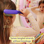 Frida for Kids Detangling Hair Brush tames tangled hair without breakage. Available for order online today!