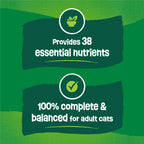 Friskies Indoor Dry Cat Food offers 38 essential nutrients, ensuring 100% complete and balanced nutrition for adult cats. Perfect for daily use at Curat Cart.