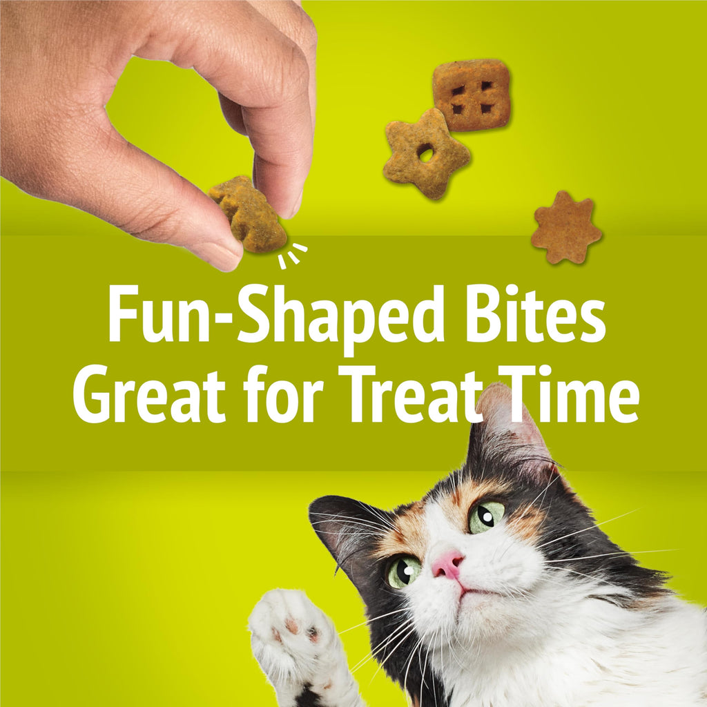 Delight your cat with Friskies Party Mix Cat Treats, specially curated by Curat Cart for treat time fun.