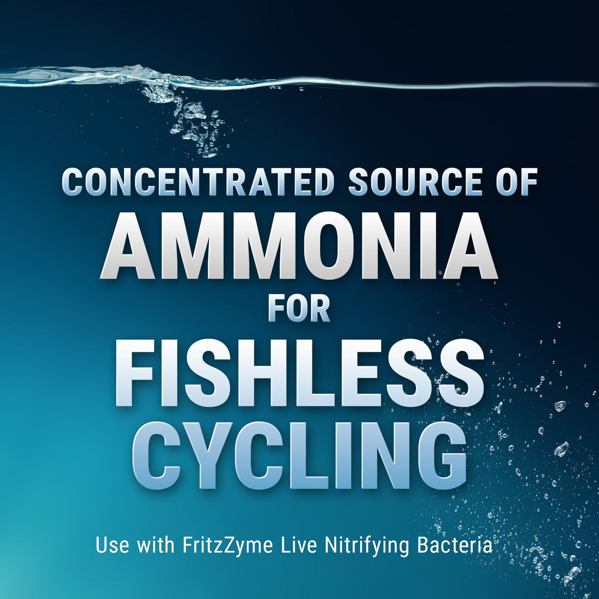 Fritz Fishless Fuel Ammonia Solution, 100% Authentic, ideal for fishless cycling. Available at Curat Cart in India.