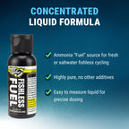 Fritz Fishless Fuel Ammonia Solution in official packaging, a highly pure liquid for fresh or saltwater cycling. Available at Curat Cart.