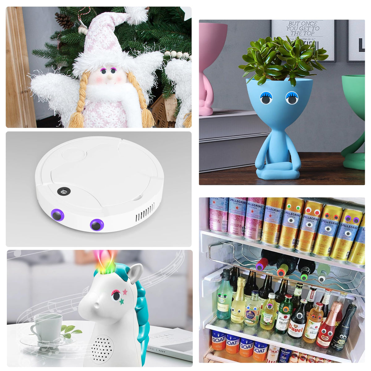 Fulassiteu Googly Eyes for Crafts, perfect for DIY projects. Available in India at Curat Cart for creative fun.