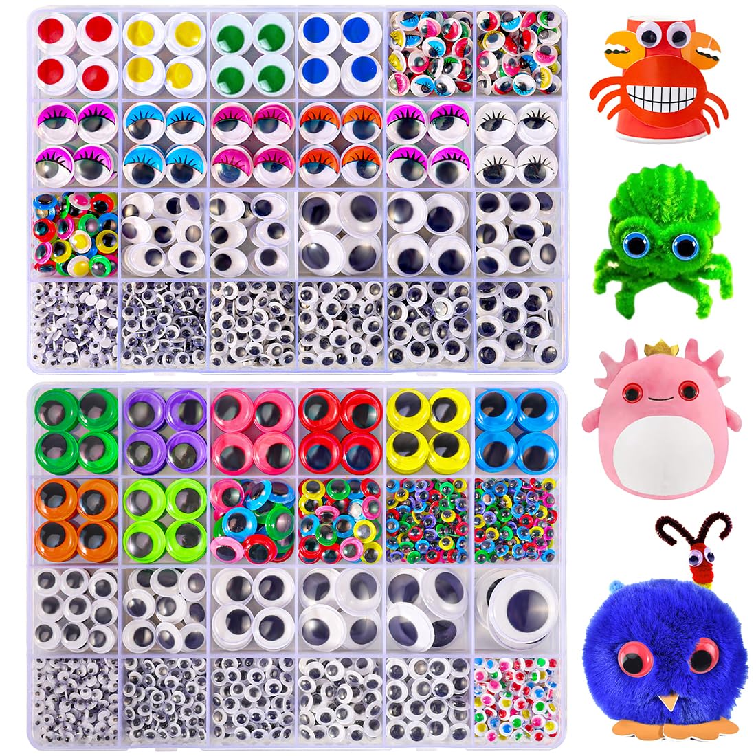 Explore premium imported Fulasiteu Googly Eyes for crafts at Curat Cart. Perfect for creative projects and DIY fun.