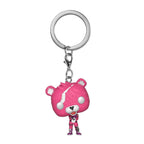 Premium imported Funko Pop! keychain featuring a cute pink bear character from Fortnite, perfect for fans and collectors.